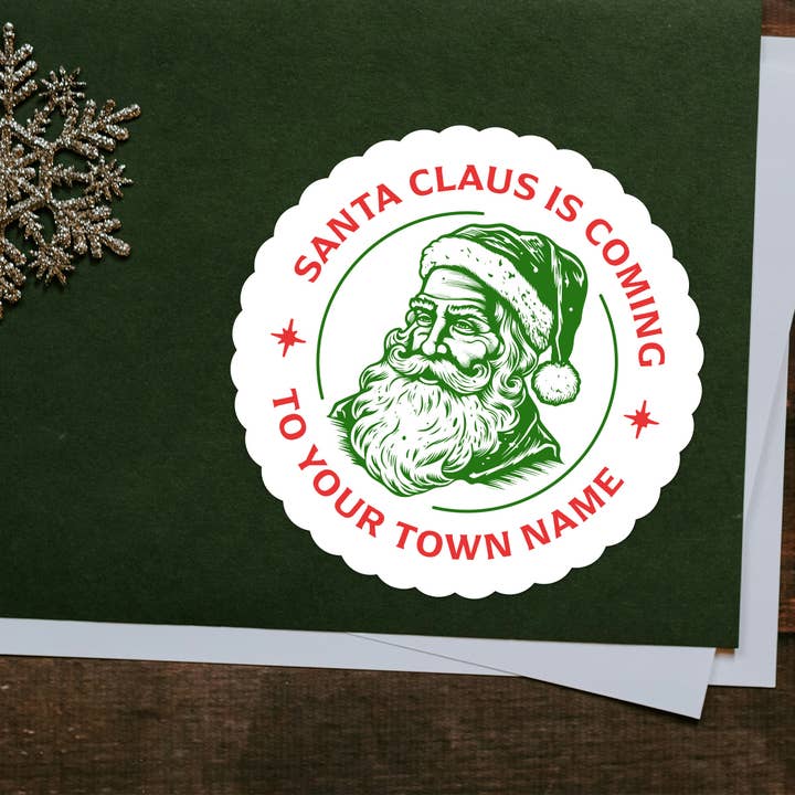 Holiday Souvenir Sticker Customizable with Your Text and other Purchase Wholesale christmas ornaments customizable. Free Returns & Net 60 Terms on Faire trending on Faire.