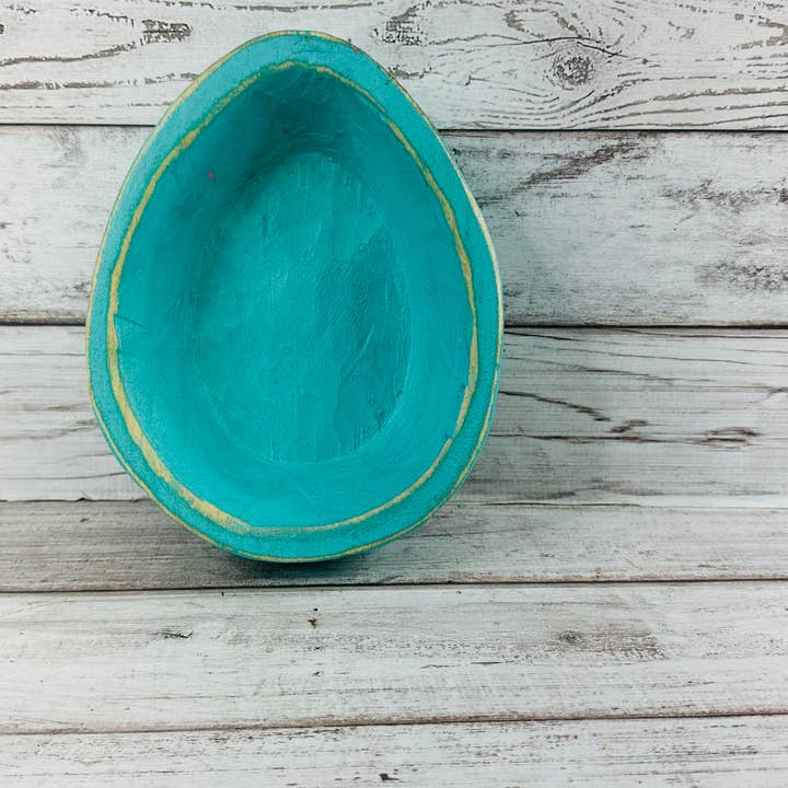 VALENTINA IMPORTS INC - Wholesale Candle Holder - Easter Eggs Dough Bowl Candle Ready 8
