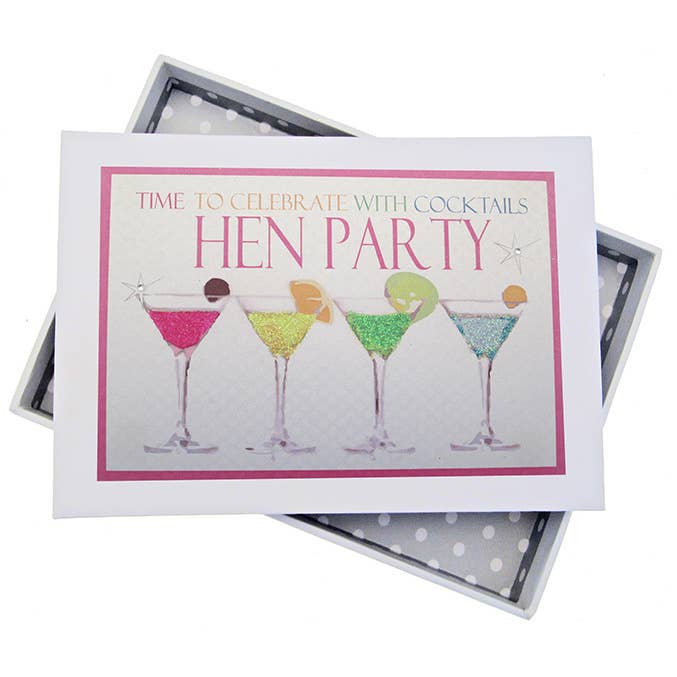 Album photo pour cocktails pour enterrement de vie de jeune fille - Mini (HC1T) pour la vente par White Cotton Cards