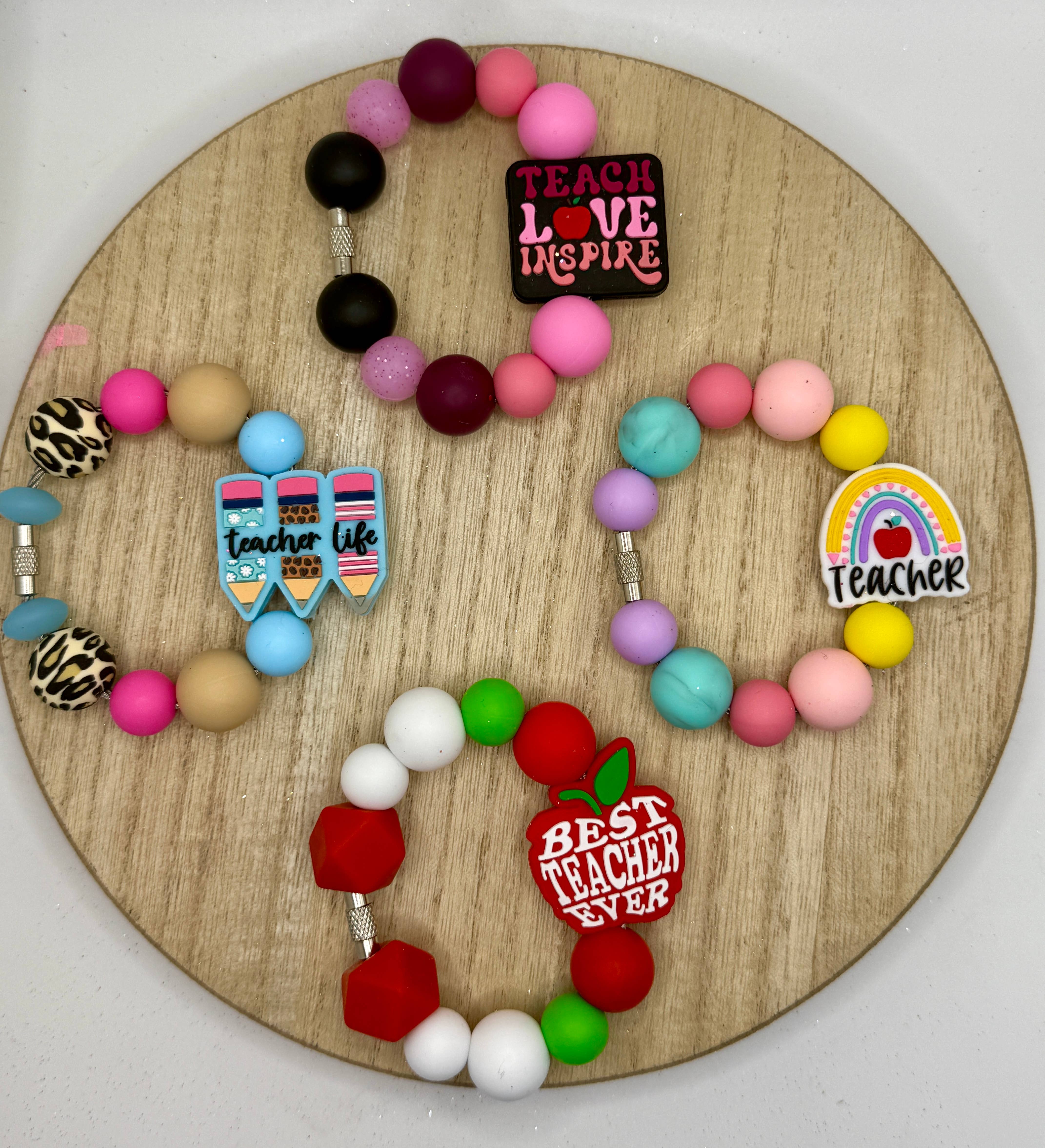 Crafting Cleveland - Wholesale Drink Topper - Teacher Cup Charms | Cup Charm | Teacher | Cute | Charms0