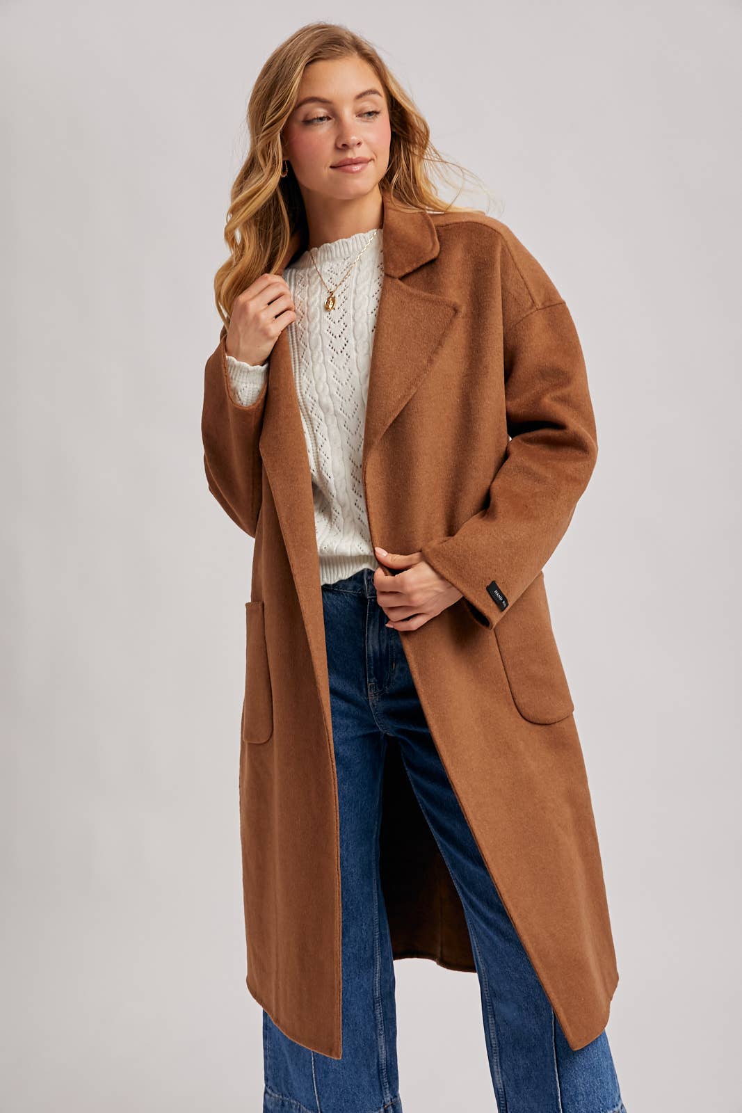 Bluivy - Wholesale Coat - Women's - HANDMADE BELTED LONGLINE COAT9