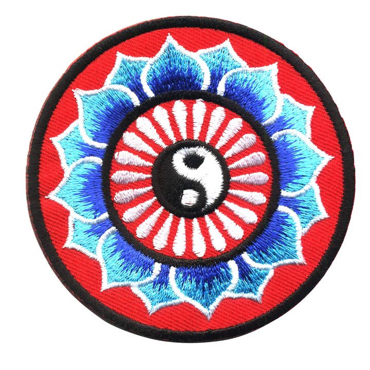 Tribal Trade GmbH - Wholesale Patch - Yin Yang Flower Patch