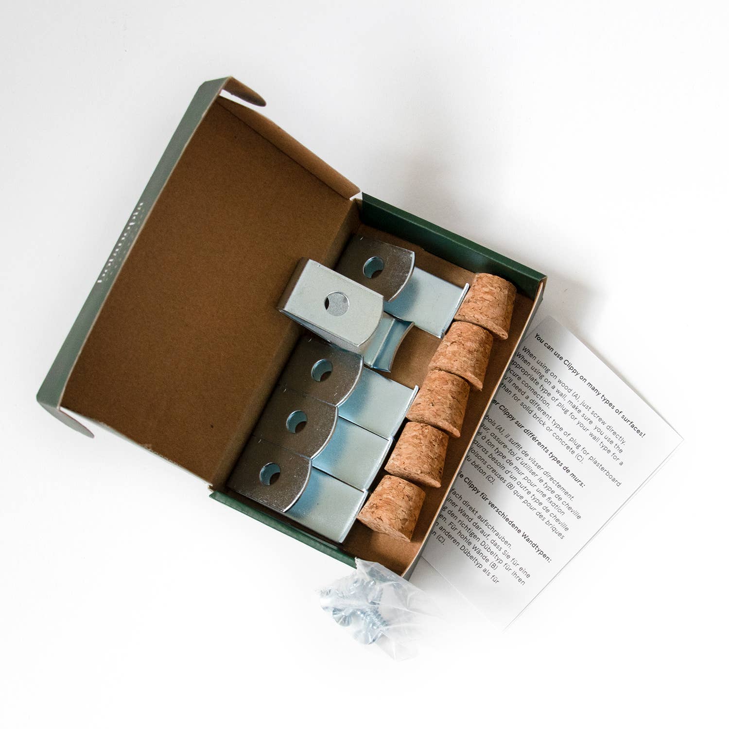 Botanopia USA - gifts , decor and cards for plant lovers - Wholesale Wall Planter - Clippy - Wall mounting kit for 5 plant pots15