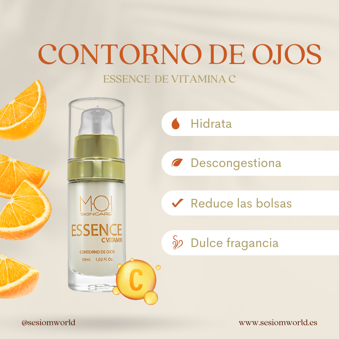 sesioMWorld - M·O·I Professional - Venta al por mayor Cremas/geles para los ojos - ESSENCE Contorno de ojos antiojeras Vitamina C 30ml M·O·I SK1