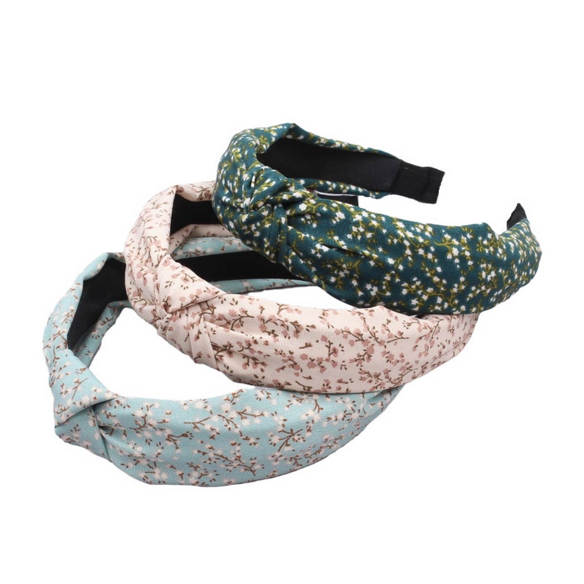ACCITY - Wholesale Fashion Headband - Women's - SIMPLE PRINT NEW CROSS KNOT HEADBAND_CWAHA167110