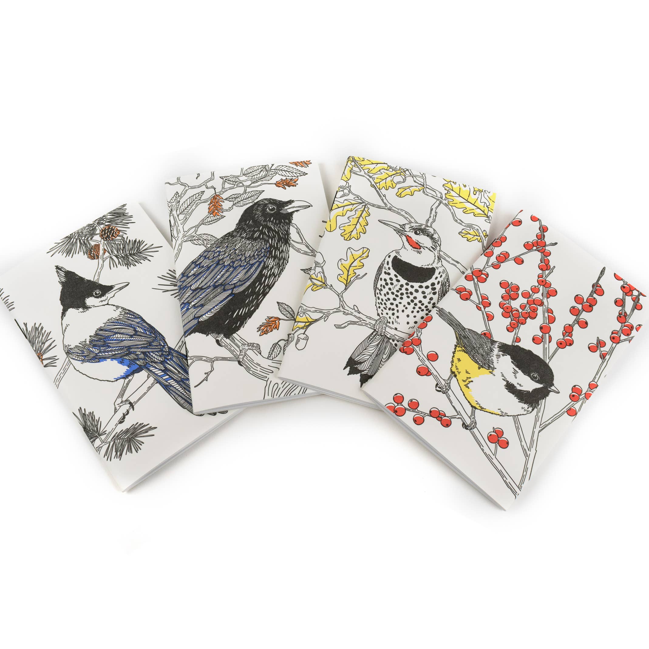 Porchlight Press Letterpress - Wholesale Notitieboekje - Common Raven Pocket Notitieboek - West Coast Birds3