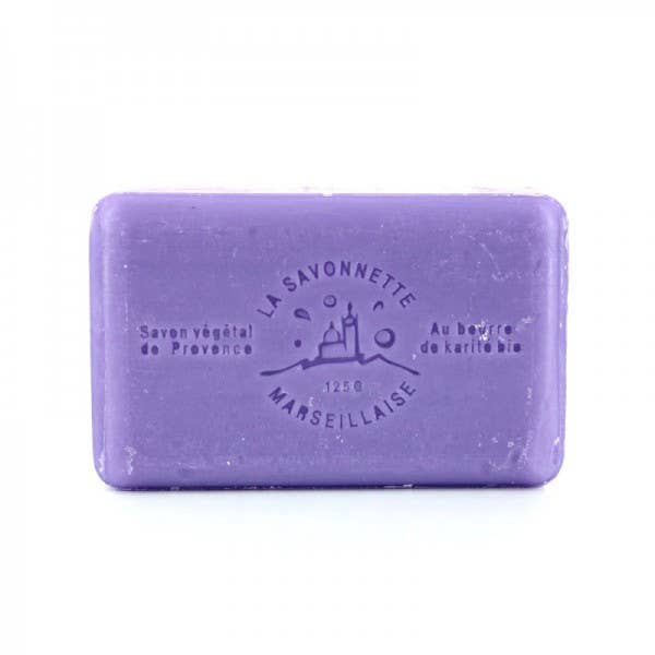Au Savon de Marseille - Wholesale Bar Soap - Lilas - French soap with organic shea butter 125g