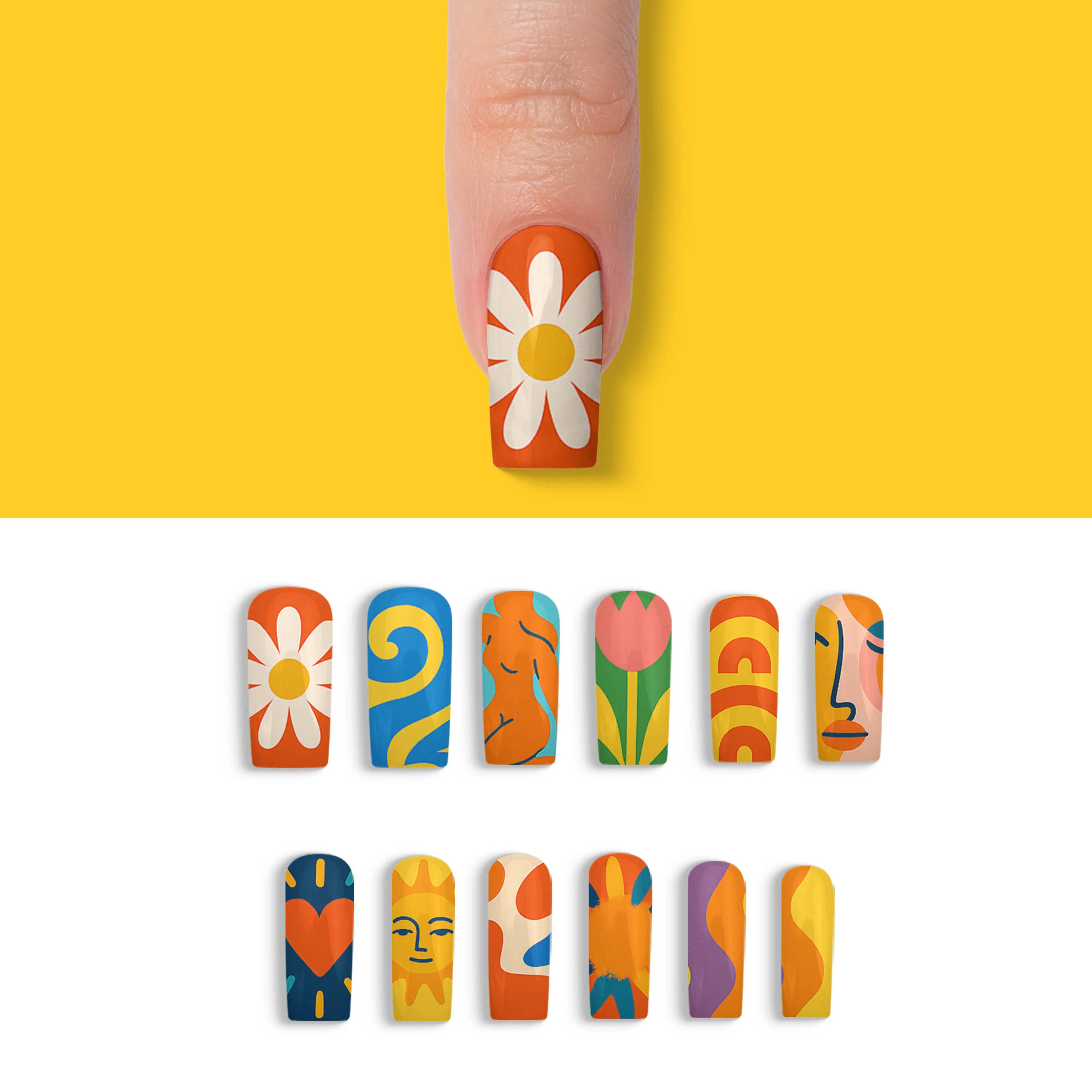 FYNE BODY - Wholesale Press-on/fake nails - Splat-tastic Canvas Creativity Press-On Nails39