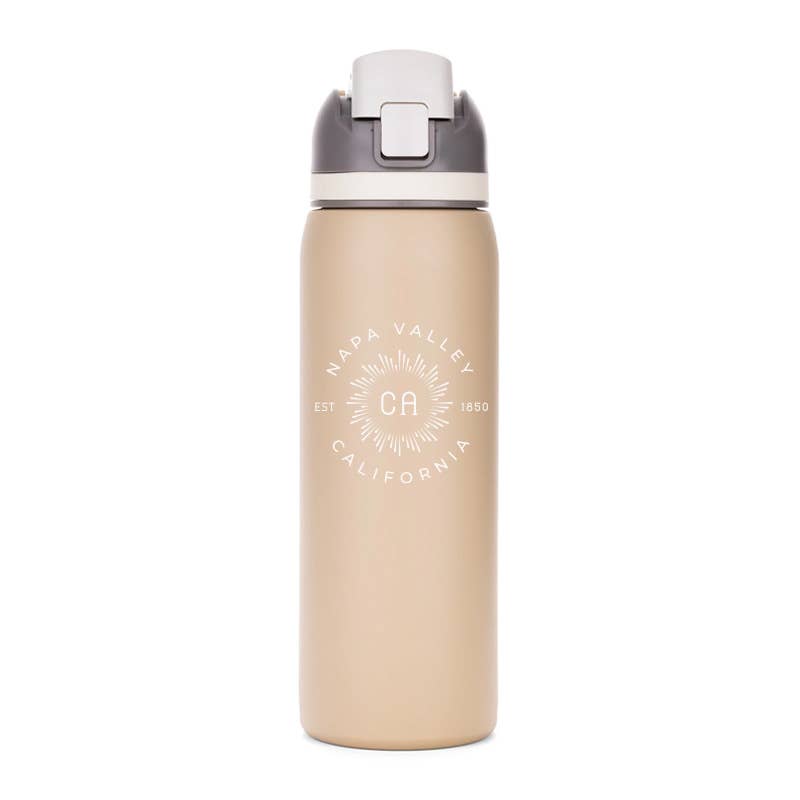 Mercantile 12 - Wholesale Water Bottle - Custom  BURST Flip 27 Oz Stainless Water Bottle1