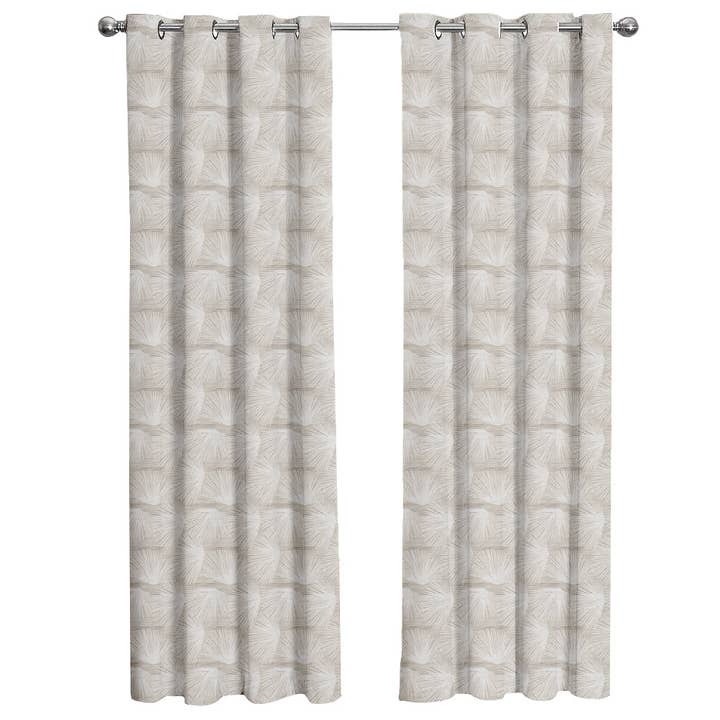 Tan Ivory Loulu Drapery - Single Panel for wholesale on Faire2