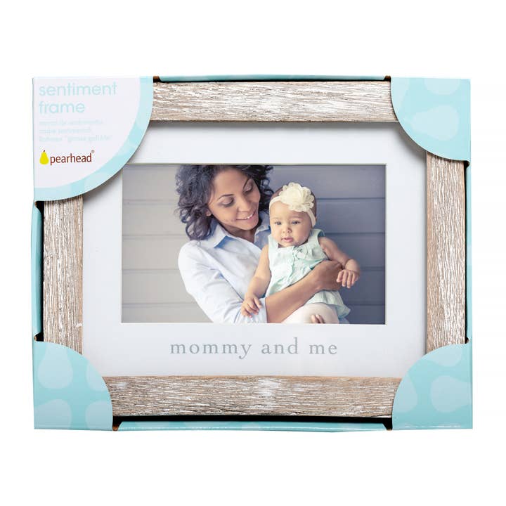 Pearhead - Wholesale Picture Frame - Kids & Baby - Mommy and Me Sentiment Frame, Rustic