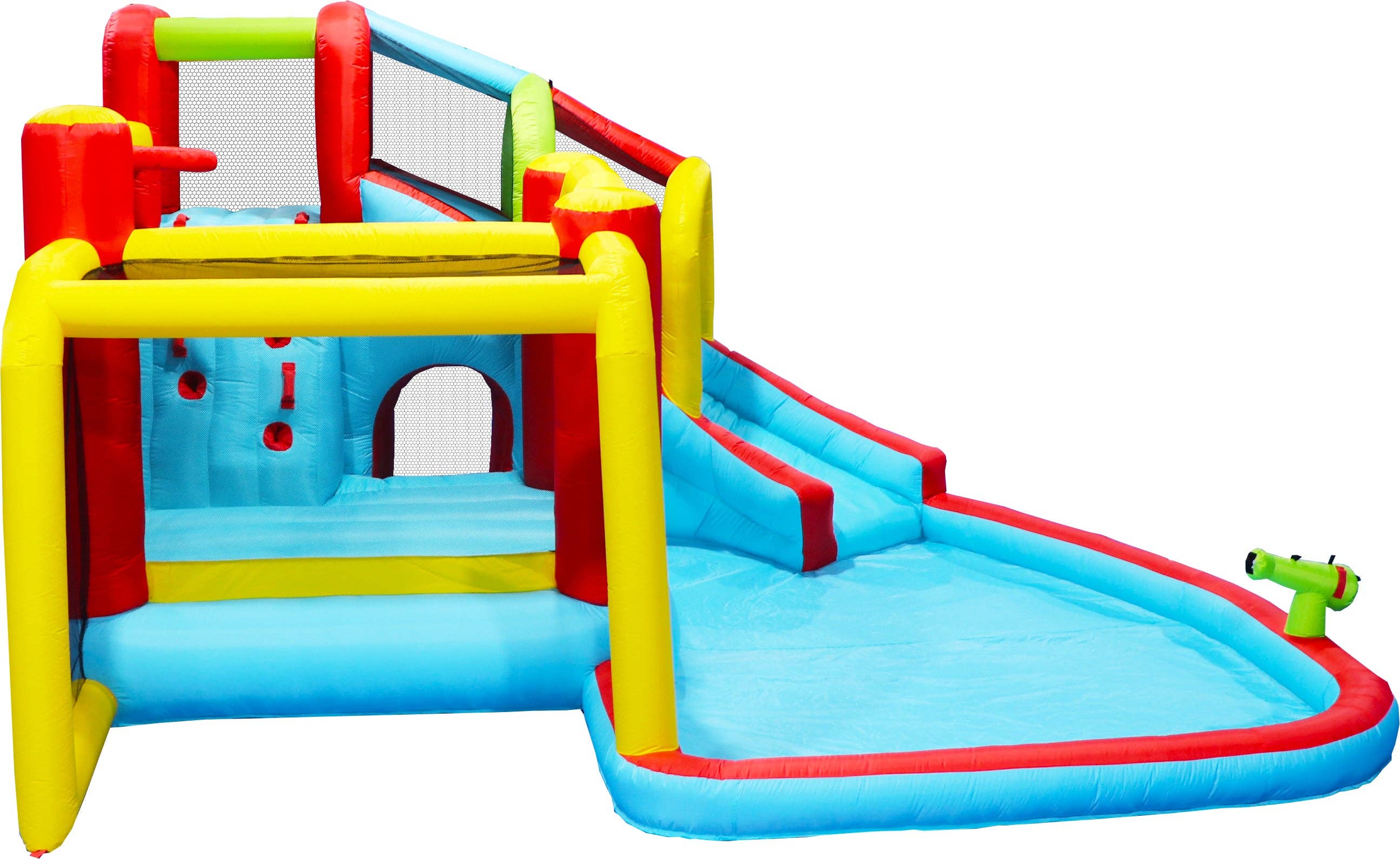 39F Inc. - Wholesale Inflatables - 7-in-1 Inflatable Water Park Bounce House – Slide, Pool 19