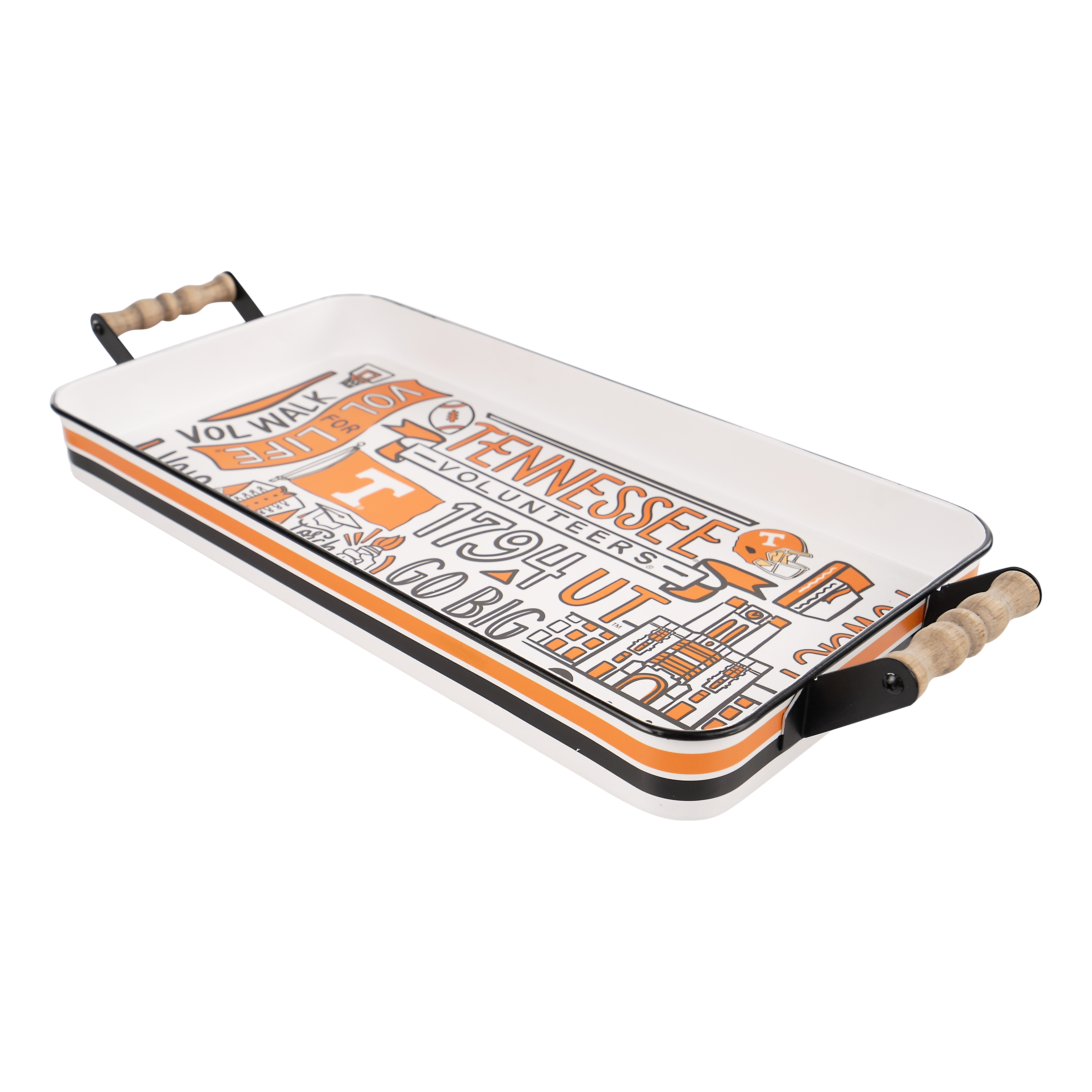 Glory Haus - Wholesale Serving Tray - Tennessee Collage Enamel Tray1