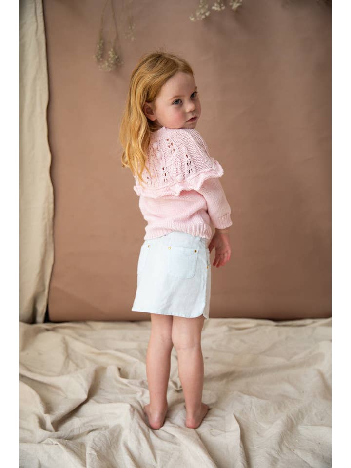 Pearson & Pearson - Wholesale Skirt – Kids - Enid Skirt-Iced Lake2