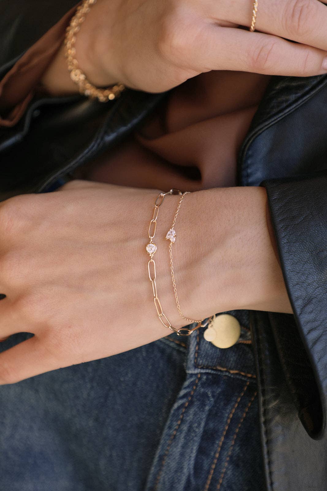 Waekura – Pulseira de elo e corrente por atacado – Pulseira Meryl1