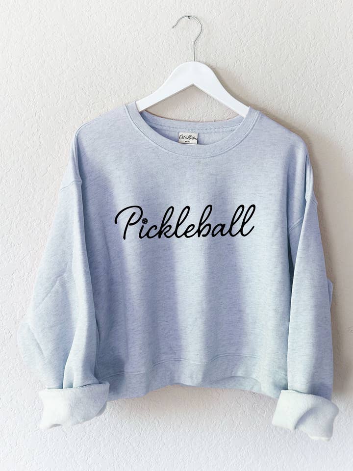 PICKLEBALL Mid Graphic Sweatshirt for wholesale by OAT COLLECTIVE