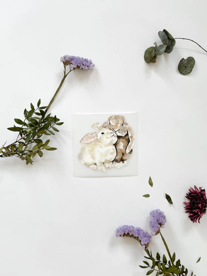 Image à repasser lapins mignons motifs pour traceur pour la vente par MiniDei