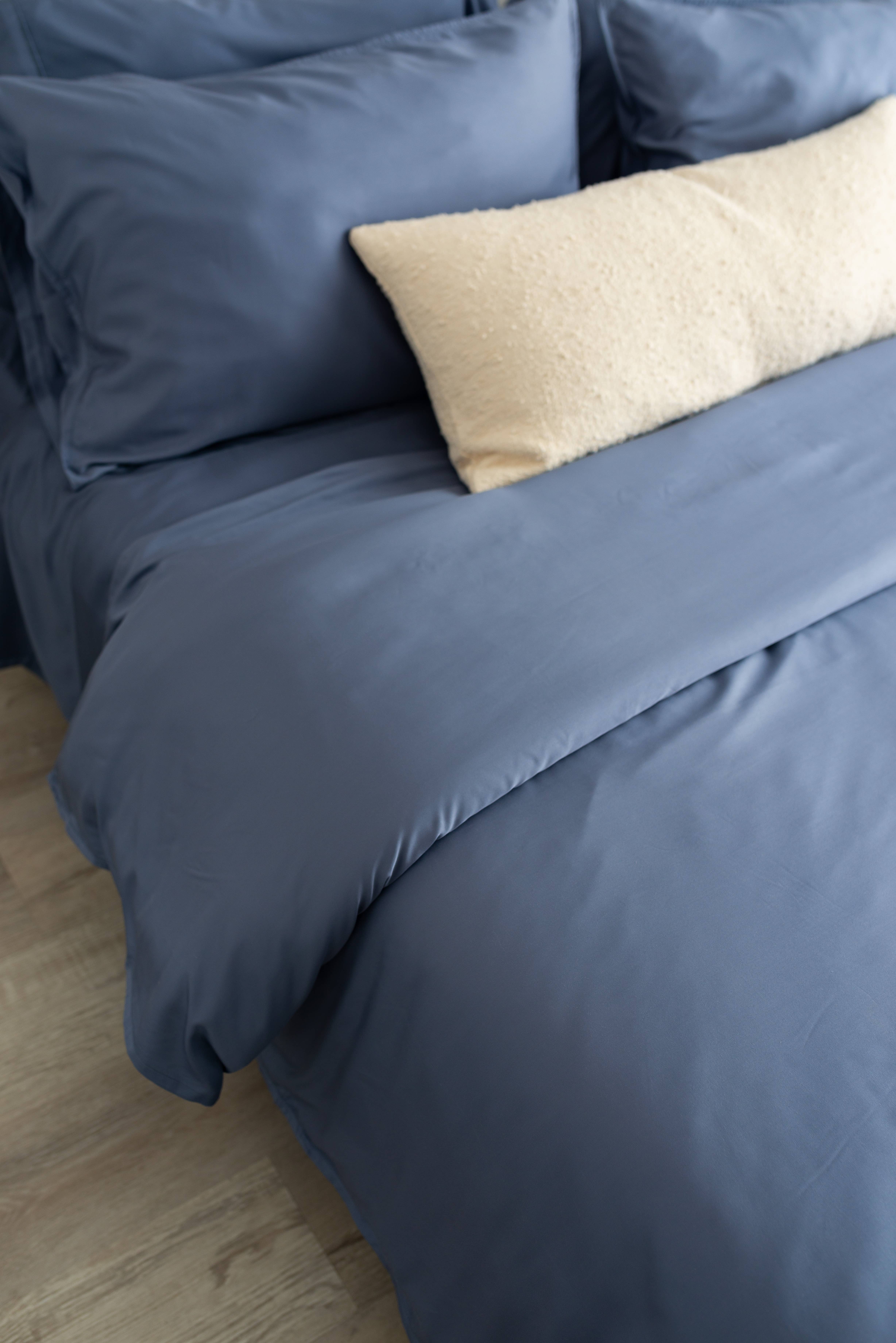 Terrera - Vente Parure de lit - Terrera - Parure de housse de couette en bambou 3 pièces uni3