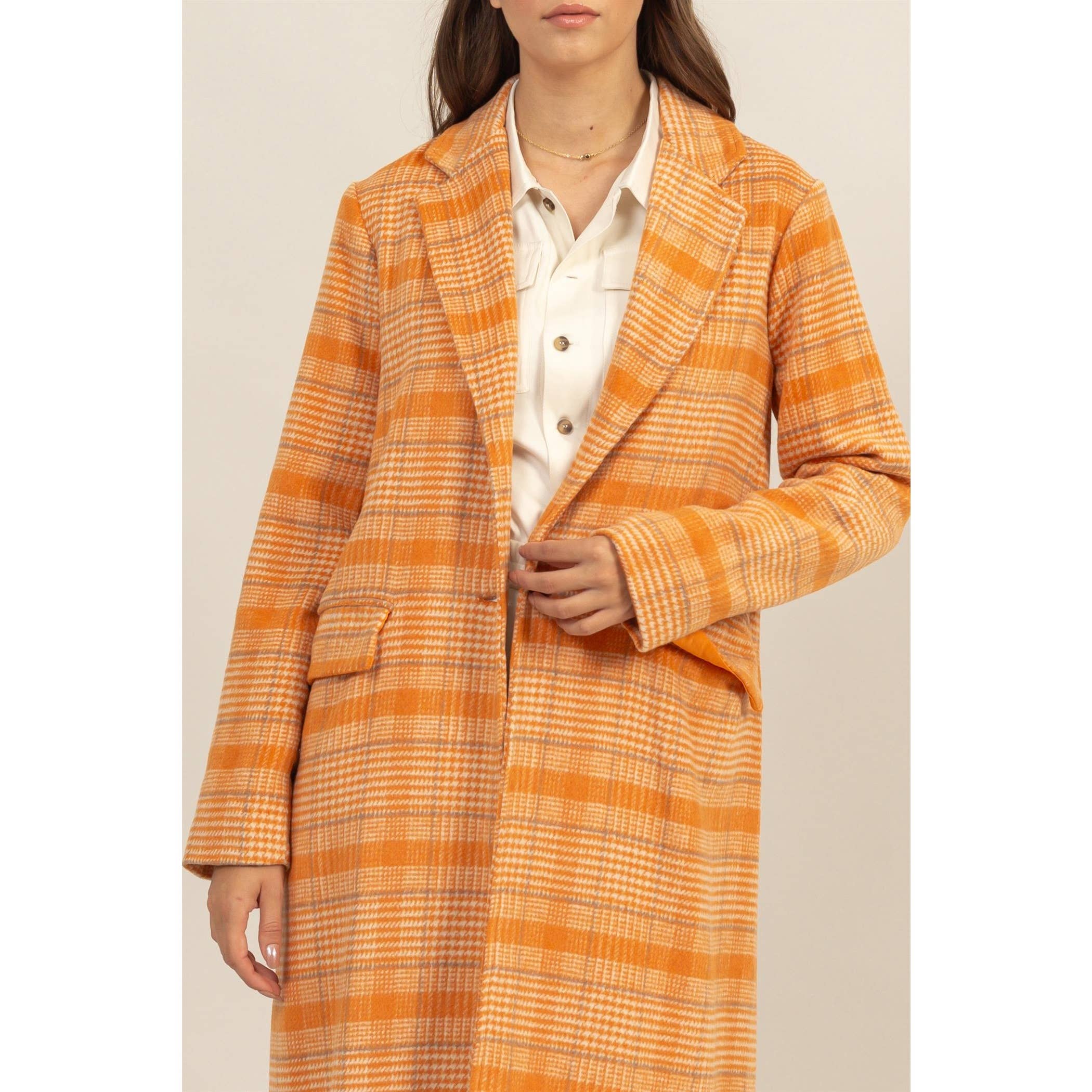 HYFVE - Wholesale Coat - Women's - Plaid Long Coat15