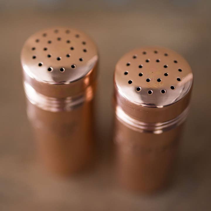 Galley and Fen - Wholesale Salt & Pepper Shaker Set - Copper Salt & Pepper Shakers