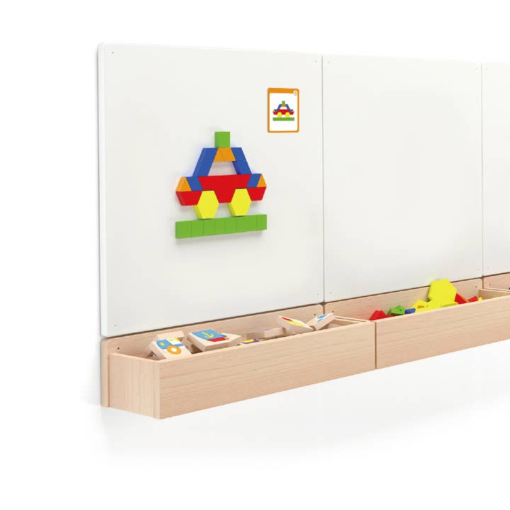 Trade Toys Limited - Wholesale Building Set - Kids - Viga Magnetic Geometric Blocks - 102pcs
