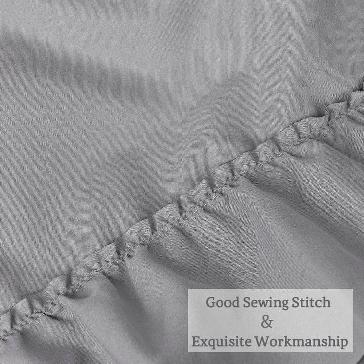 HIG - Wholesale Bedding Pillowcase/Sham - 2 Piece Handcraft Chic Ruffle French Country Style Pillow Shams4