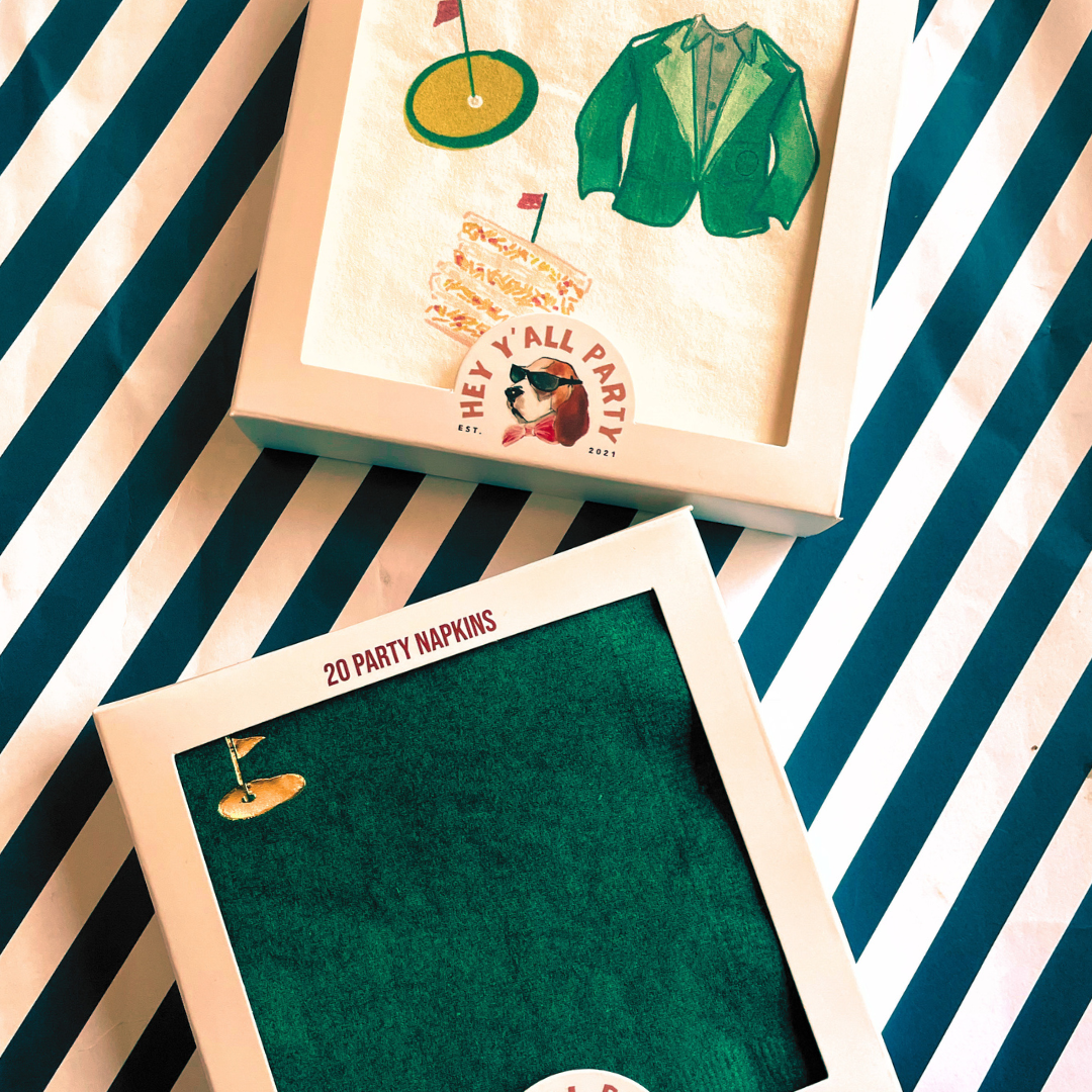 Hey Y'all Party - Wholesale Disposable Napkin - Masters-inspired Golfing Party Napkins1