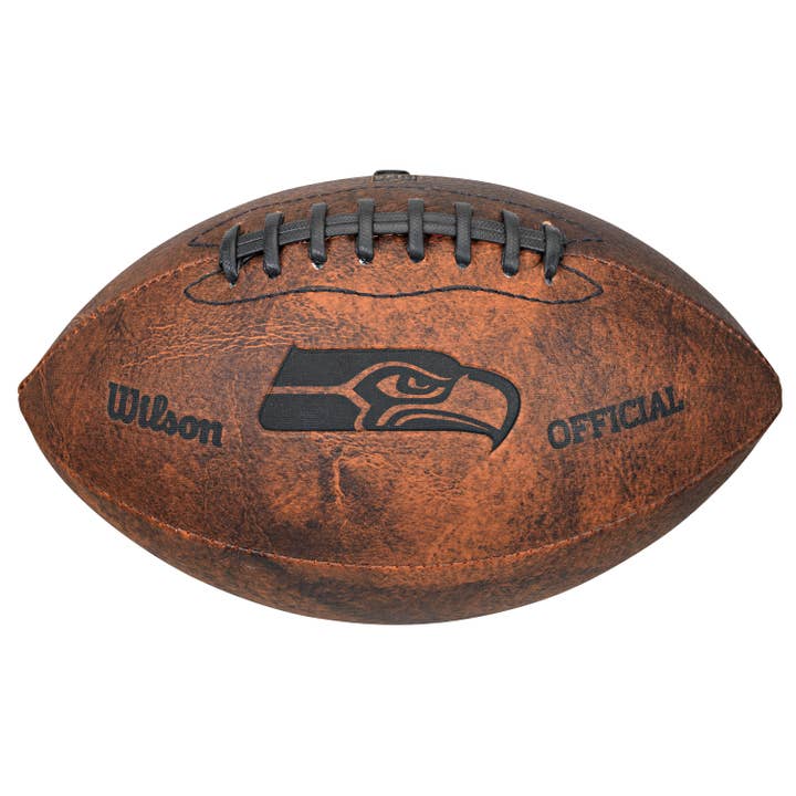 NFL Seattle Seahawks 9" Vintage Mini Football for wholesale by Gulf Coast Sales
