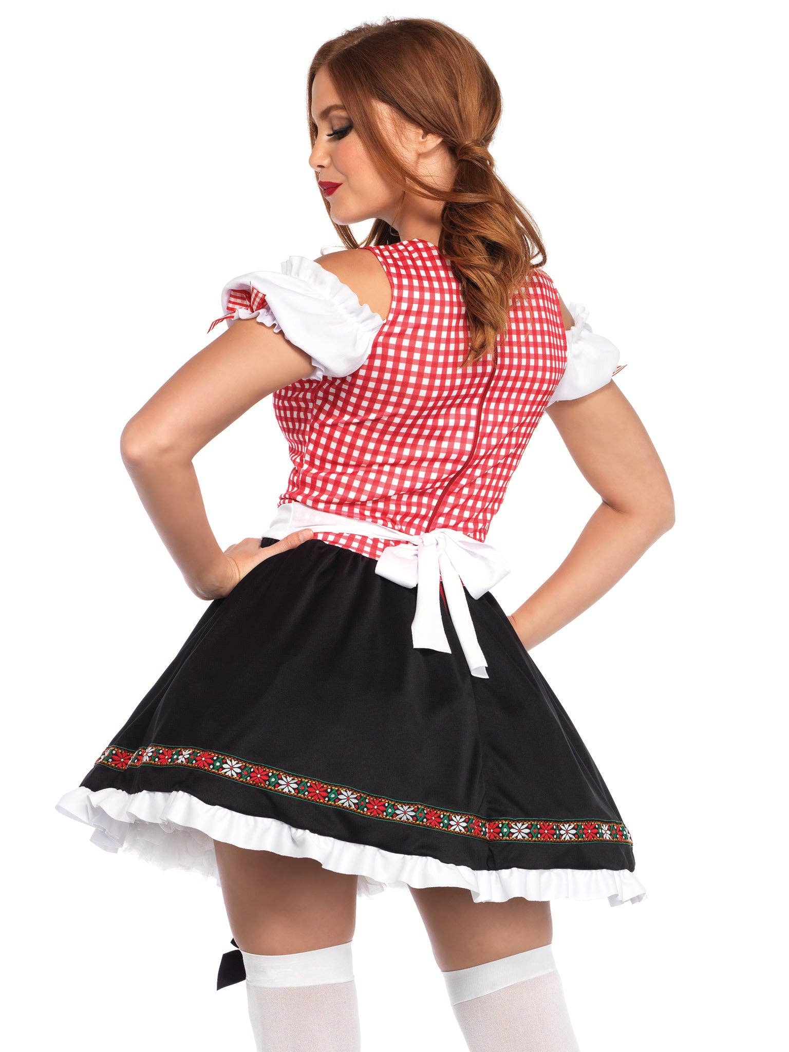Multicolor Beer Garden Babe Dirndl Costume for wholesale on Faire1