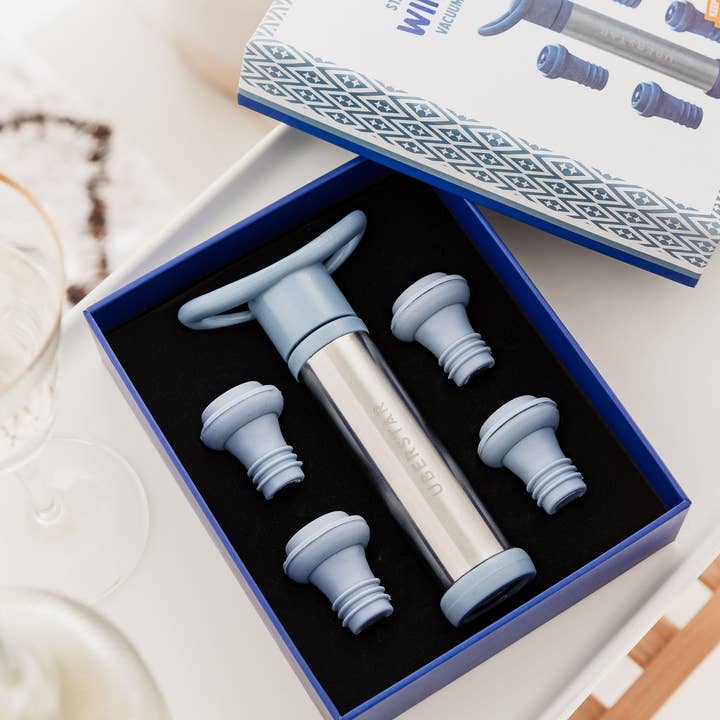 UBERSTAR – wholesale Wine preserver – Wine Saver - Vacuum Pump Preserver and Stopper Gift Set4