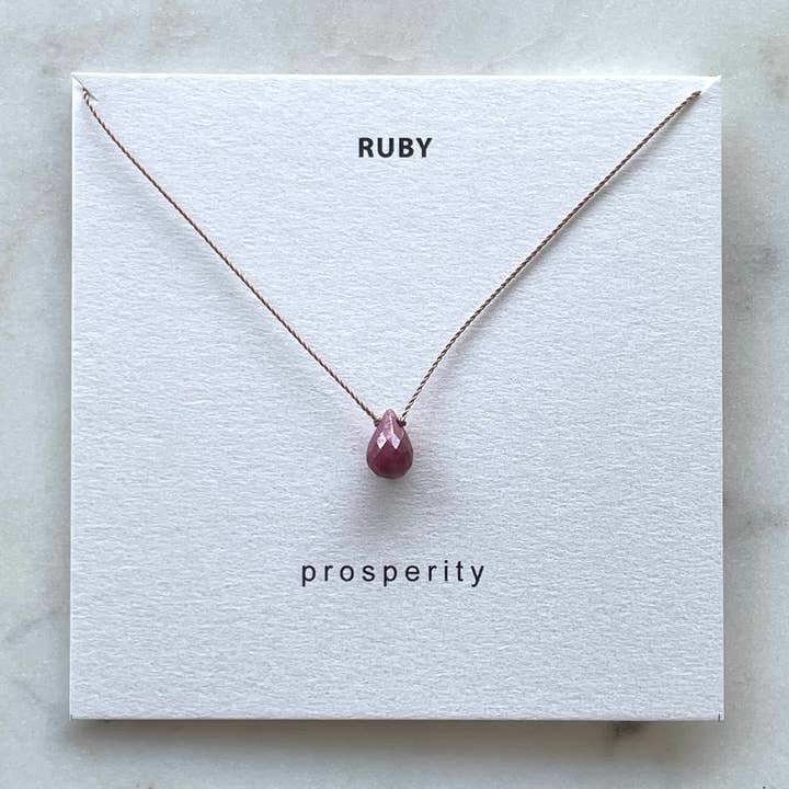 Collar de Rubí - Prosperidad para venta al por mayor de Soulsilk
