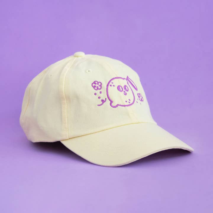 Ana Seixas - Wholesale Kids Hat - Kids - Magic Lemon Cap // Light Yellow & Purple