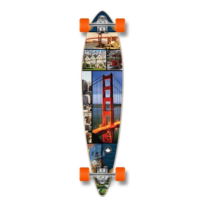Yocaher Pintail Longboard complet - San Francisco pour la vente par Yocaher Skateboards