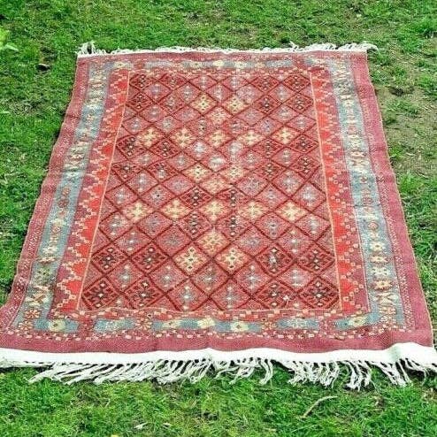 Glamthread - Wholesale Area Rug - Artisan Kilim Fusion Rug 206x134cm1