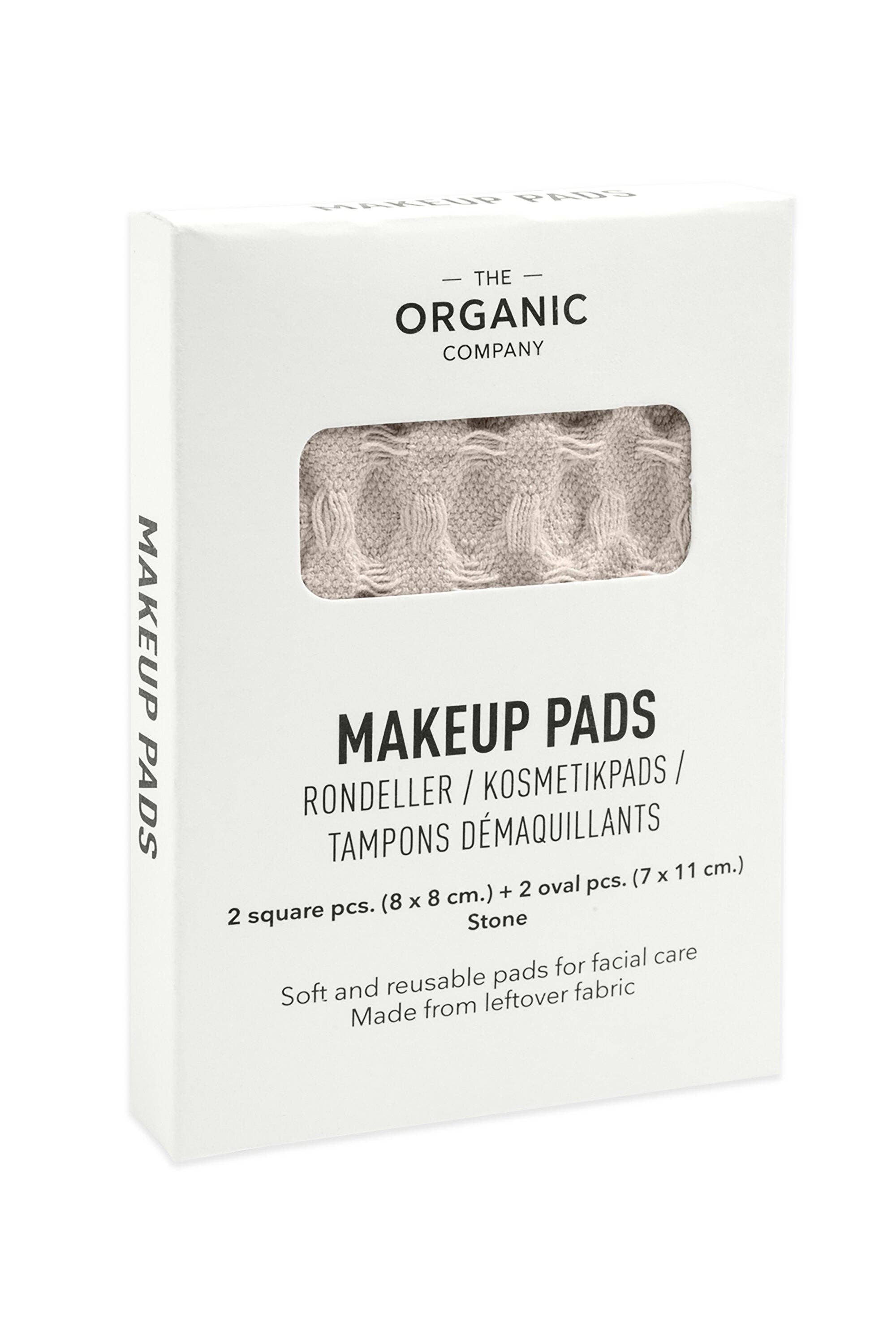 The Organic Company - Wholesale Makeup Remover - Big Waffle Makeup Pads - Stone1