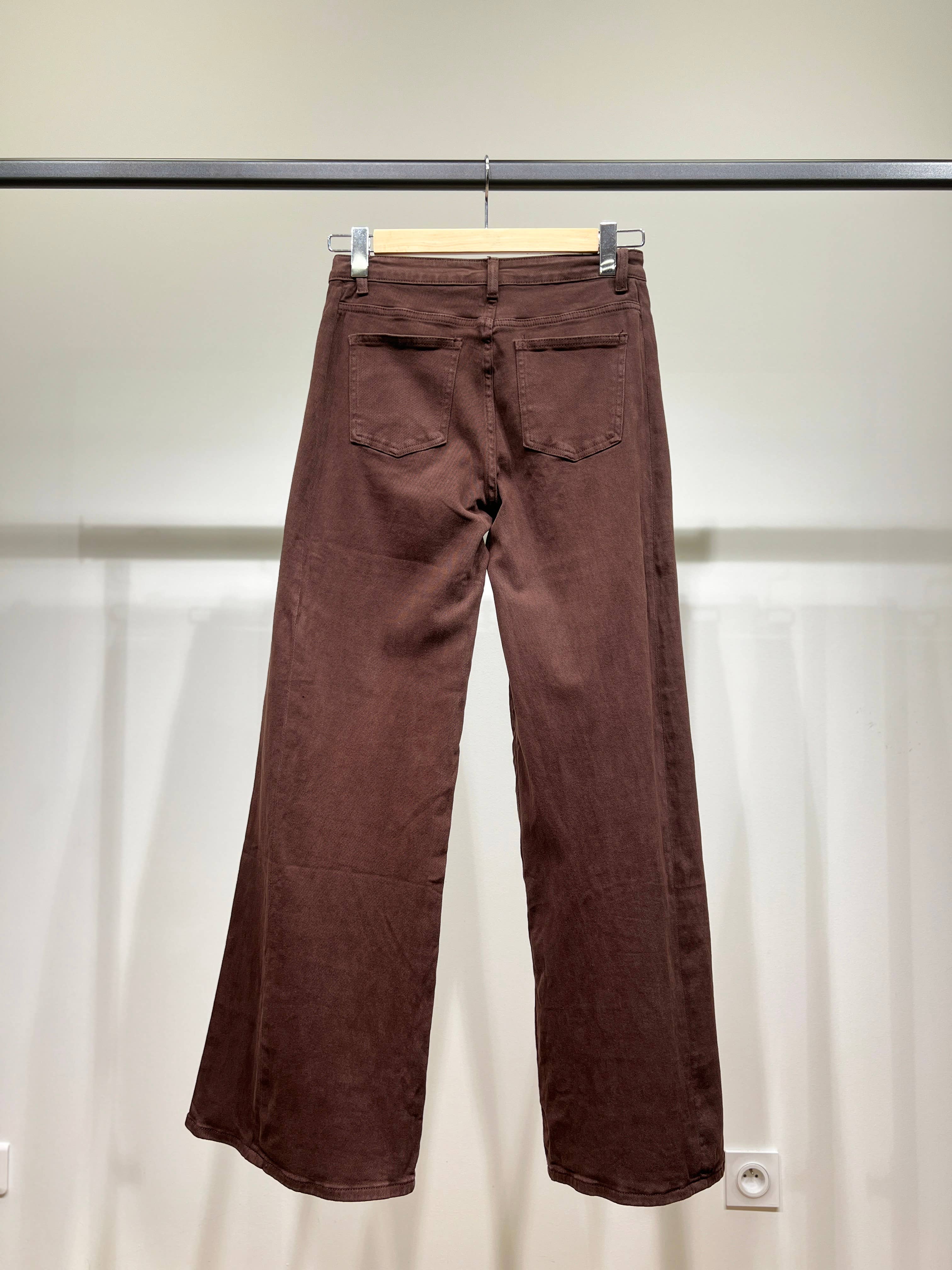 L'Emotion - Wholesale Pants - Women's - Wide Straight Stretch High Waist Pants 98% Cotton Tailored8