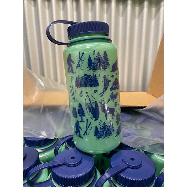 Rainier Watch Supply Co - Wholesale Water Bottle - Pacific Northwest Patterns Nalgene Bottle