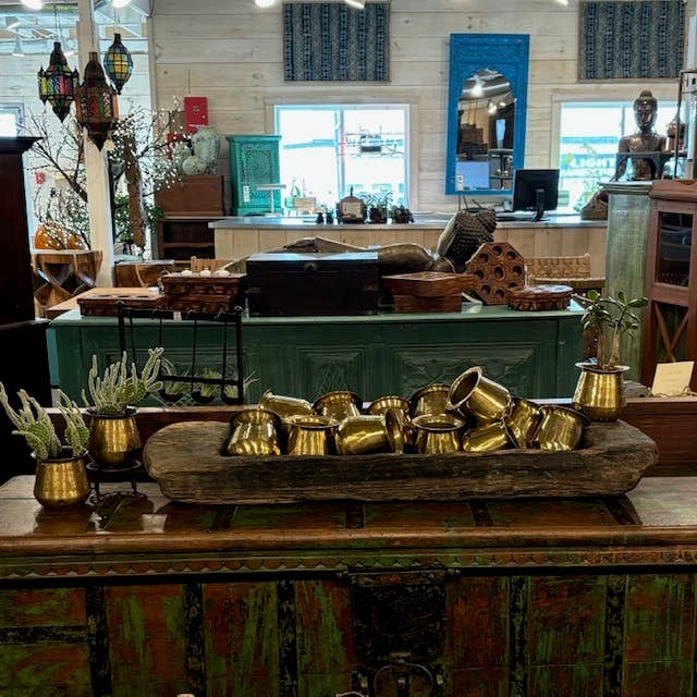 Asia West - Vendita all'ingrosso Vasi per piante - Pentola piccola in ottone10