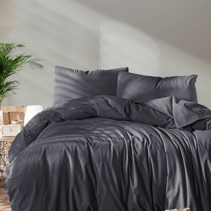 Vivamaison - Venta al por mayor Fundas nórdicas - Funda nórdica de algodón y lino colorida y natural7