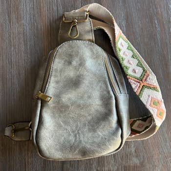 Handmade Vegan Leather Women's Sling Cross-Body Bags With