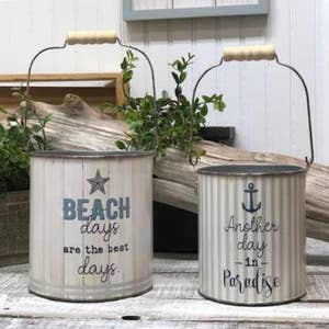 Wholesale Beach Bucket Sets - Shovel Included, Assorted - Bulk Pails