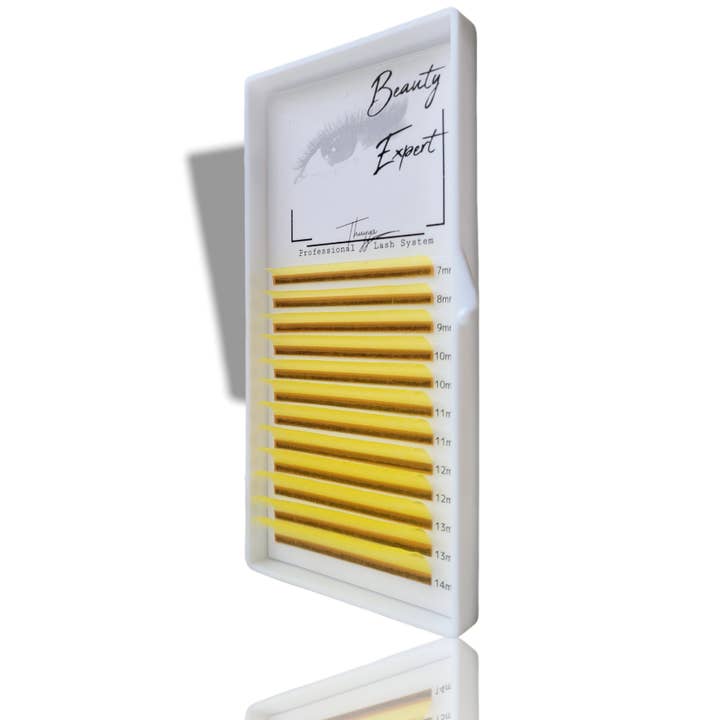 Beautyexpert-shop – wholesale False/fake eyelashes – Yellow colored eyelashes 0.074