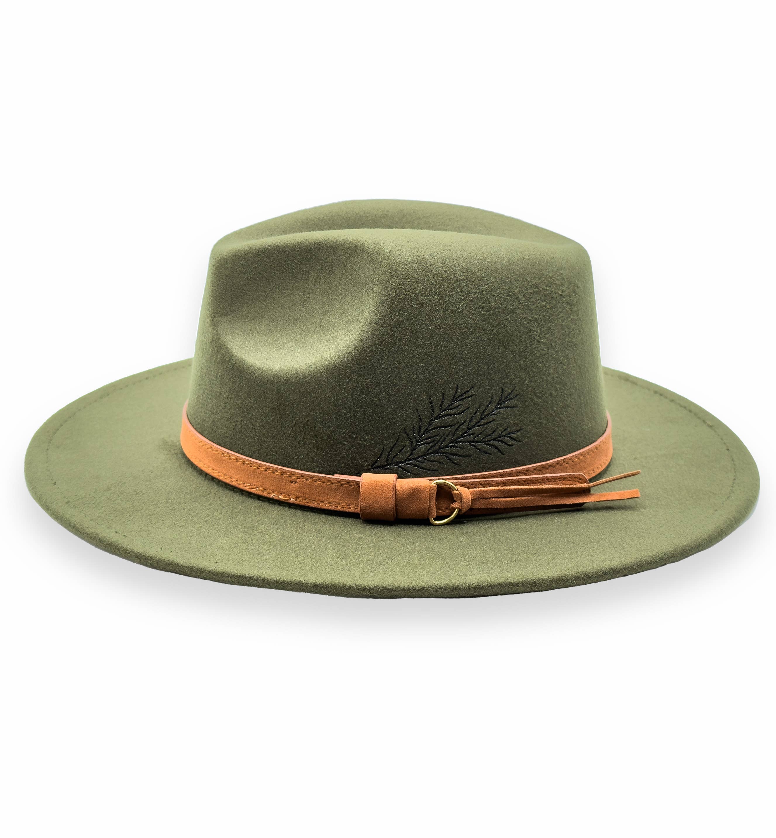 Statement Peace - Wholesale Fedora - Women's - Vegan Pine Tree boho Brim Hat Adjustable1