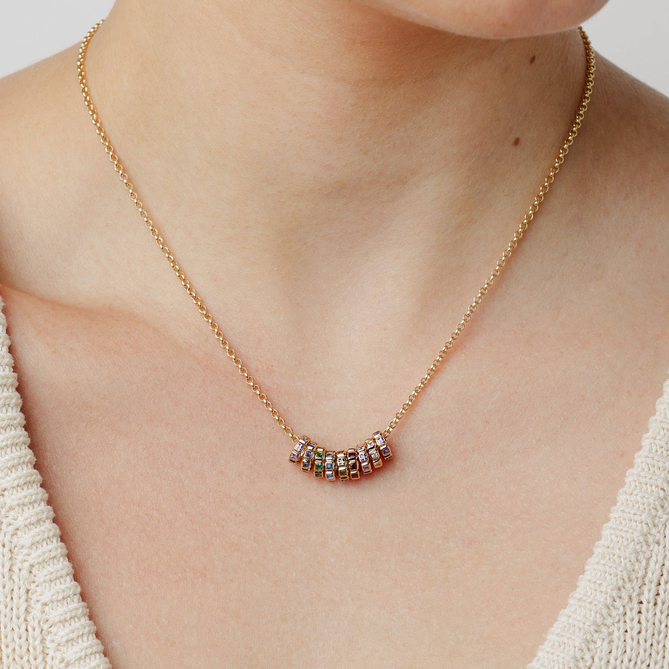 Gold Vermeil June Birthstone Spacer Charm for wholesale on Faire1