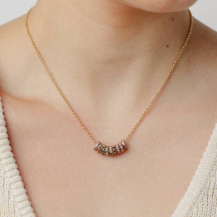 Gold Vermeil June Birthstone Spacer Charm for wholesale on Faire1