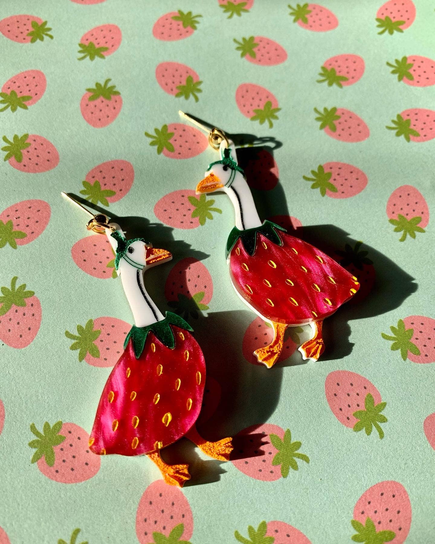 Not Picasso – wholesale Stud/post earrings – Gooseberry 🍓6