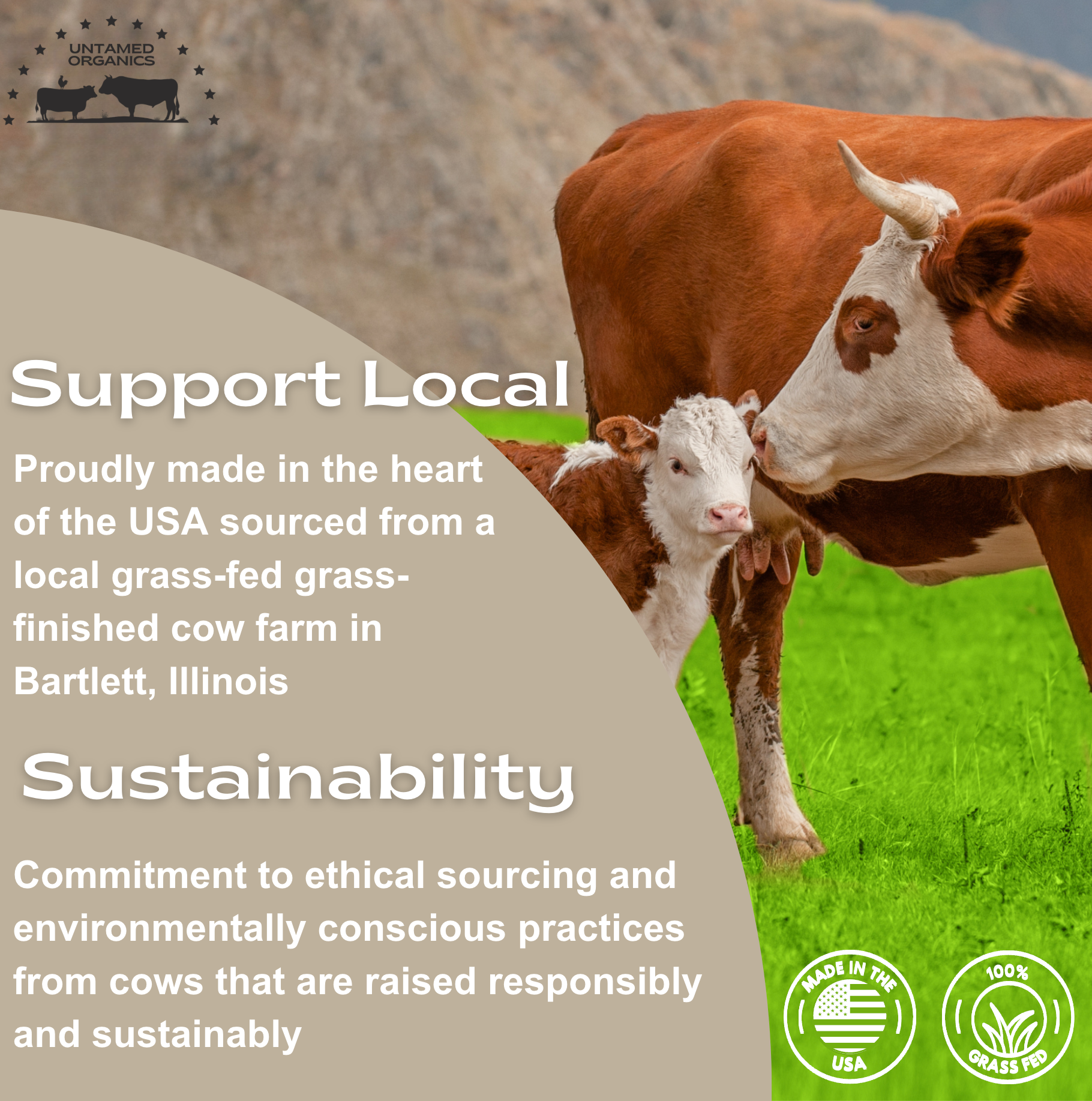 Untamed Organics - Wholesale Hair Pomade - Men's - Gras-Fed Tallow Hair Clay Pomade | 2 oz Metal Can9