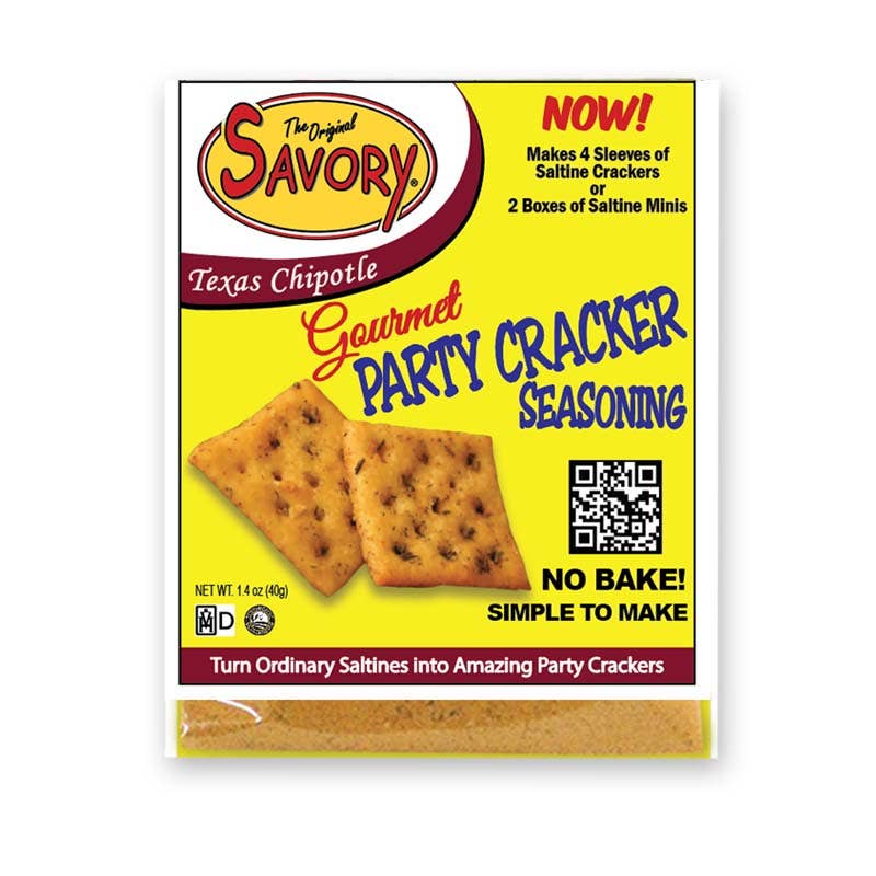 Savory Fine Foods LLC - Wholesale Crackers - Savory Party Cracker Seasoning - Texas Chipotle (25 count)