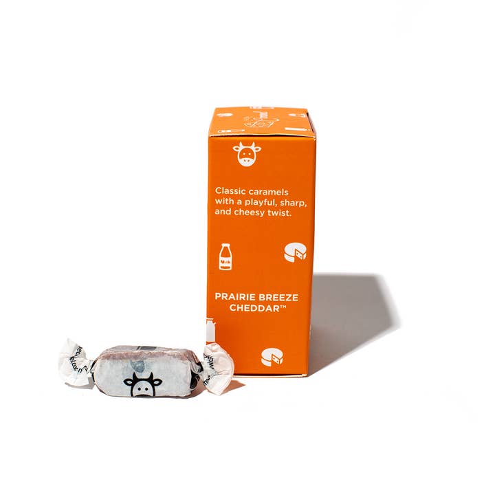Call Me Caramel, Inc – wholesale Karamell – Prärie Breeze Cheddar ost karamell 2oz Box2