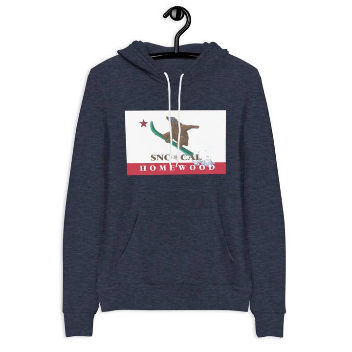 Homewood Sno*Cal Flag Snowboard Huvtröja för wholesale av Sno*Cal